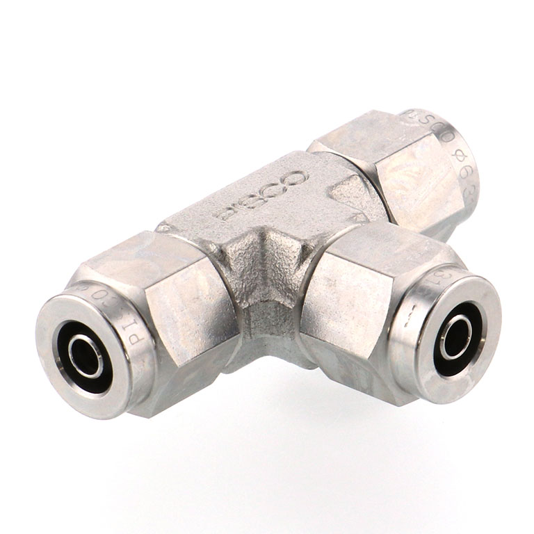 Đầu Ngạnh Nối Ống Có Đai Ốc Xiết Dạng Chữ T Pisco NSE1/4