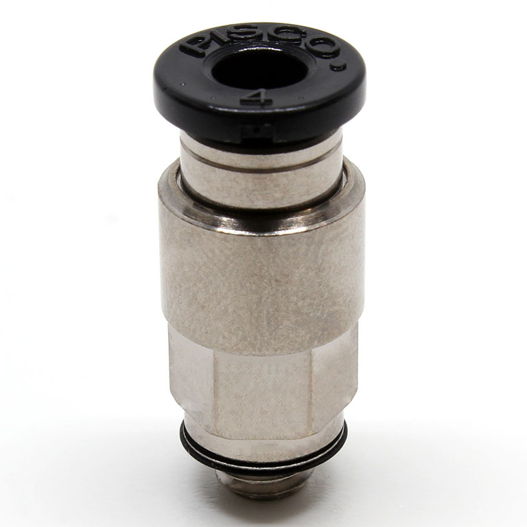 Đầu Nối Nhanh Khí Nén Dạng Thẳng Thân Lục Giác Ren Ngoài Pisco PC4-M50-C