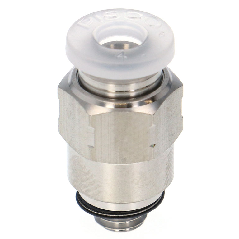 Đầu Nối Nhanh Khí Nén Dạng Thẳng Thân Lục Giác Ren Ngoài Pisco PPC4-M5SUS-UC