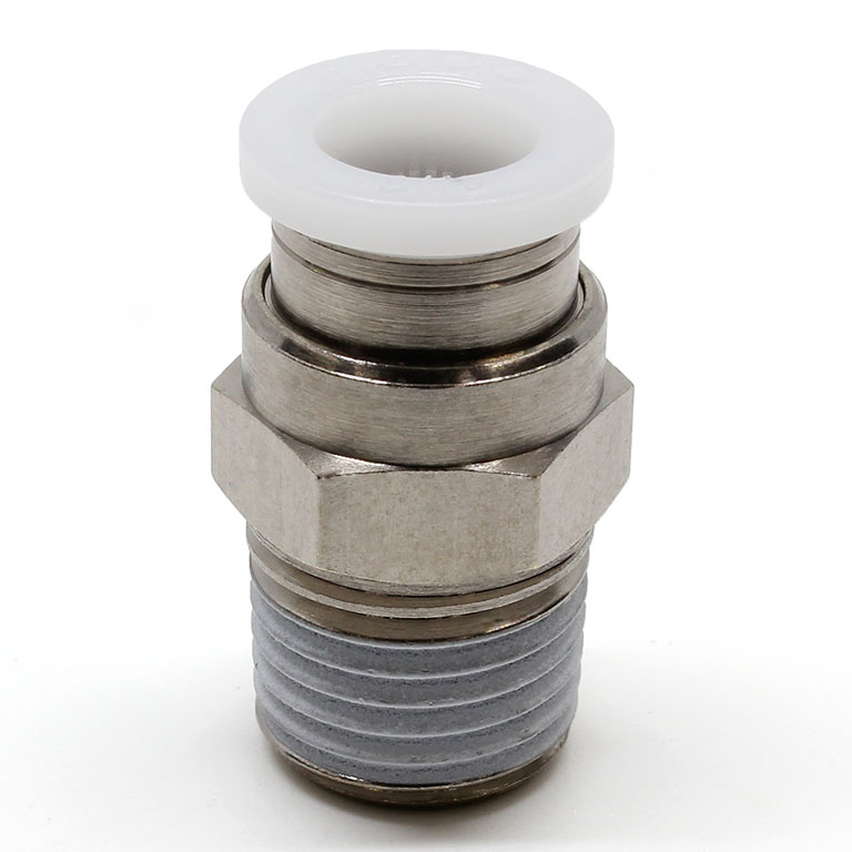 Đầu Nối Nhanh Khí Nén Dạng Thẳng Thân Lục Giác Ren Ngoài Pisco PC5/8-04-UC