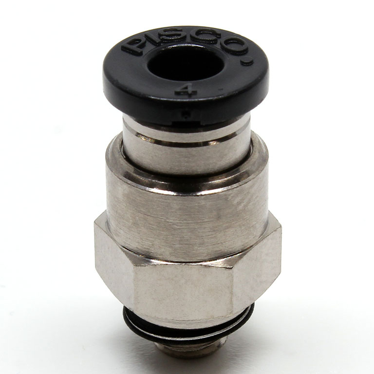 Đầu Nối Nhanh Khí Nén Dạng Thẳng Thân Lục Giác Ren Ngoài Pisco PC6-M6-UC