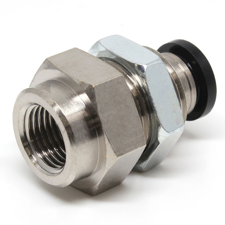 Đầu Nối Nhanh Khí Nén Dạng Thẳng Ren Trong Ngoài Pisco PMF1/2-N2U