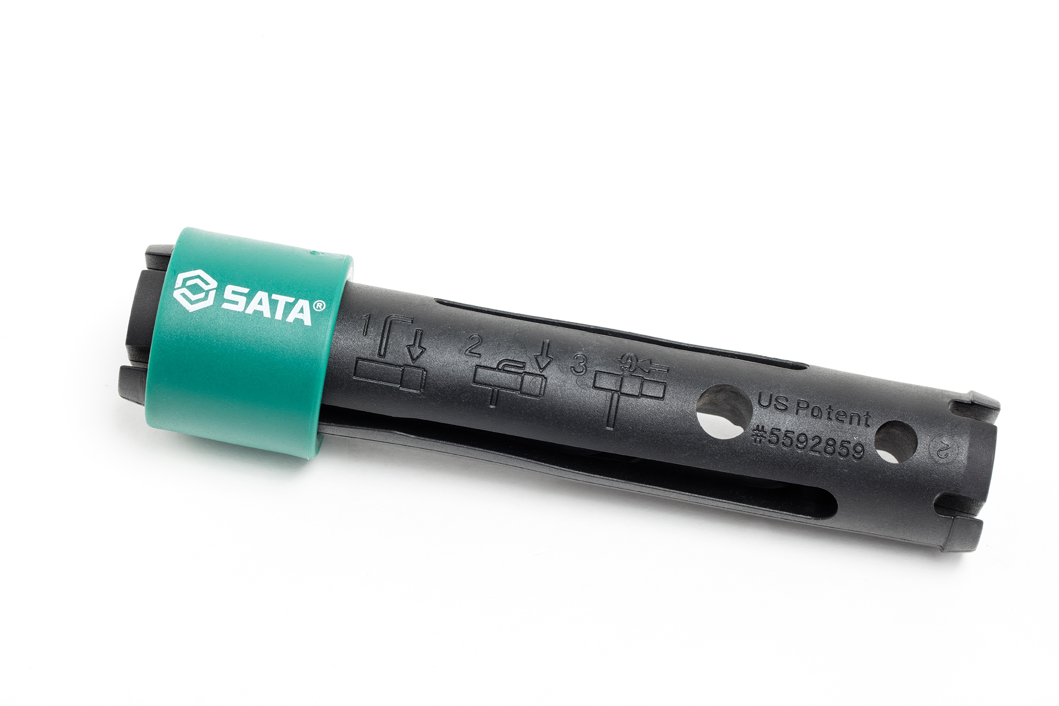 Bộ Cây Vặn Lục Giác Đầu Bi Loại Dài 9 Chi Tiết - Hệ Mét SATA 09124 - Ảnh 3