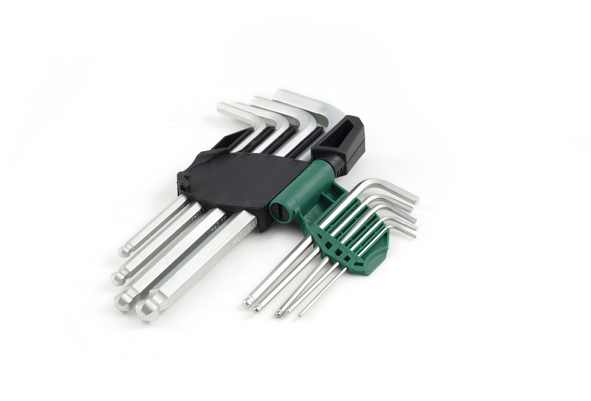 Alternative view of Bộ Cây Vặn Lục Giác Bi Loại Dài 9 Chi Tiết - Hệ Mét SATA 09105A