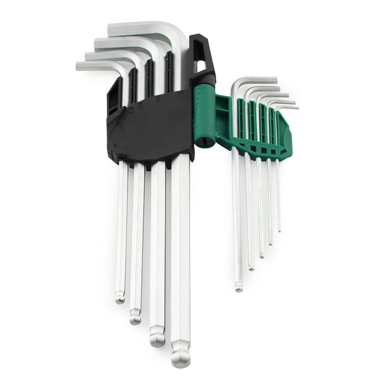 Bộ Cây Vặn Lục Giác Bi Loại Dài 9 Chi Tiết - Hệ Mét SATA 09101A