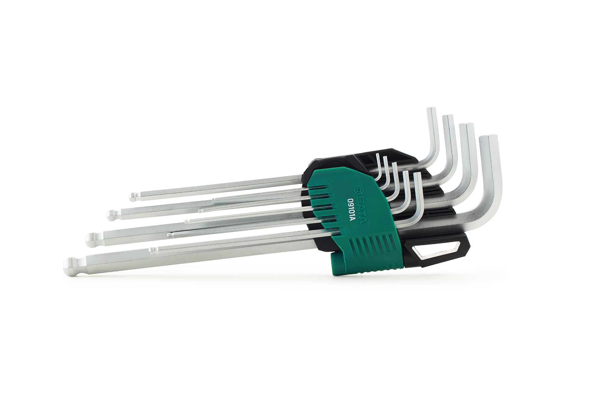 Bộ Cây Vặn Lục Giác Bi Loại Dài 9 Chi Tiết - Hệ Mét SATA 09101A - Ảnh 6