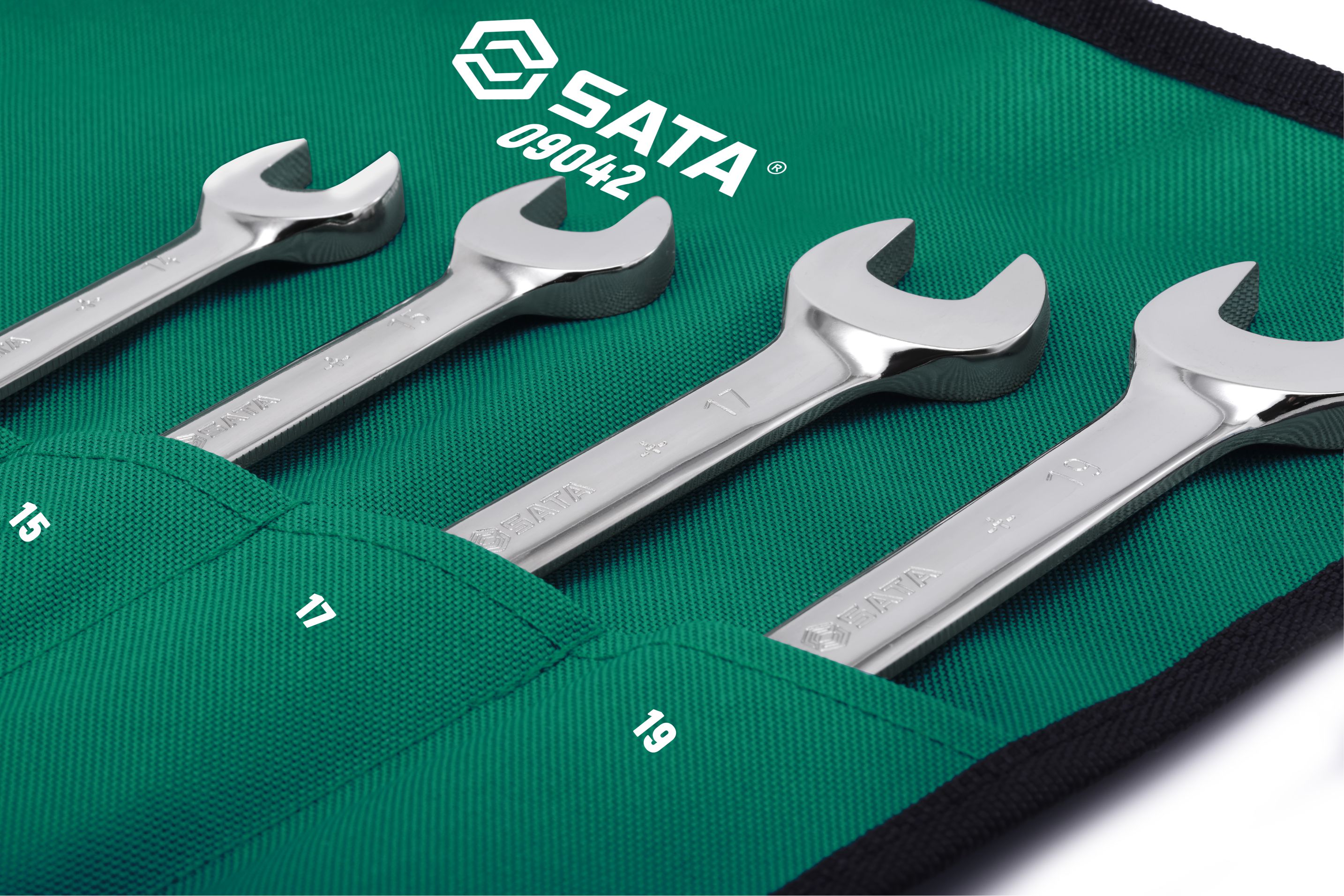 Bộ Cờ Lê Vòng Miệng Tự Động Lắt Léo 7 Chi Tiết 10-19mm SATA 09042 - Ảnh 4