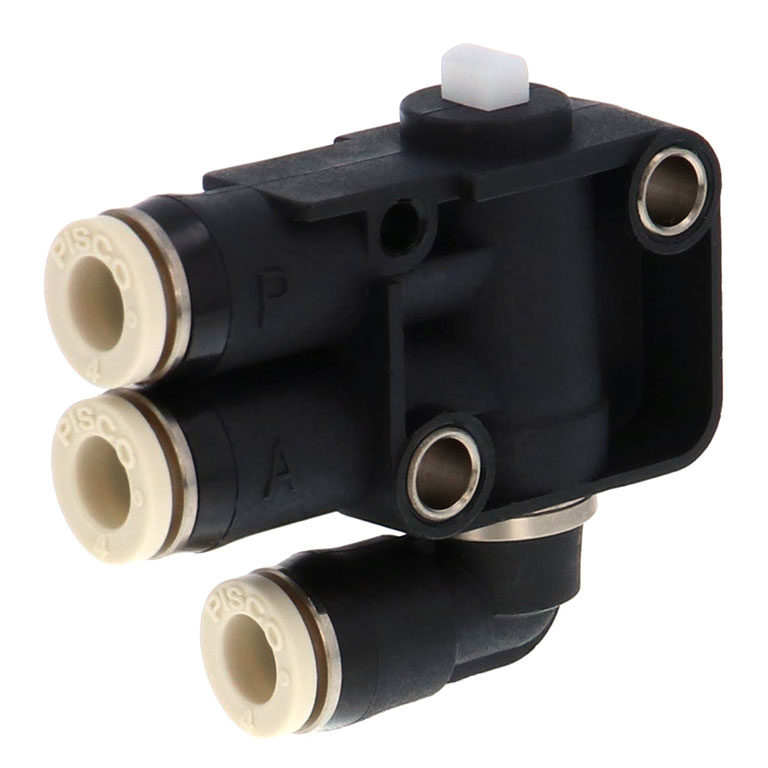 Alternative view of Van Khí Nén Loại Nhấn, Công Tắc Hành Trình Pisco MVM43-J