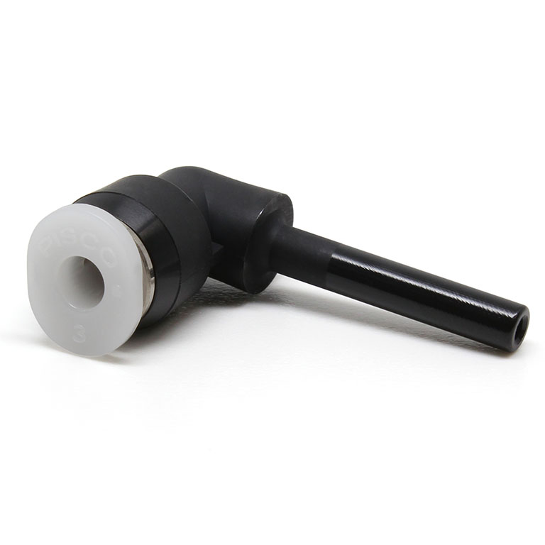 Đầu Nối Nhanh Khí Nén Giữa Ống Khí Và Fitting Dạng Cong 90° Pisco PLJ1/8M