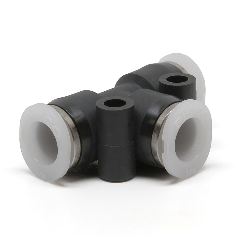 Đầu Nối Nhanh Khí Nén Chữ T Pisco PE1/4M-C