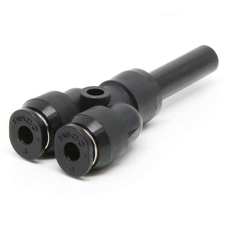Đầu Nối Nhanh Khí Nén Giữa Ống Khí Và Fitting Dạng Nối Giảm Chữ Y Pisco PWJ6-3M-C