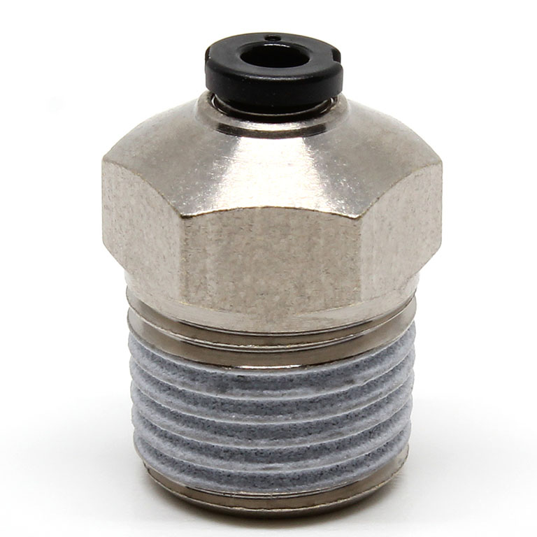 Đầu Nối Nhanh Khí Nén Dạng Thẳng Thân Lục Giác Ren Ngoài Pisco PC2-01M-C