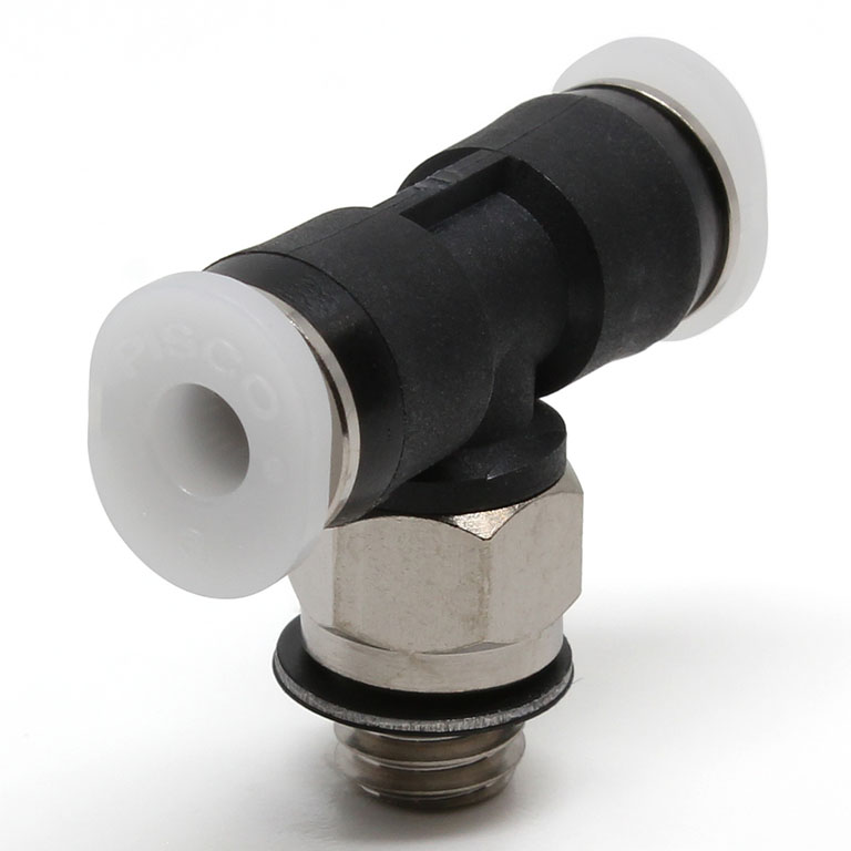 Đầu Nối Nhanh Khí Nén Dạng Chữ T Ren Ngoài Pisco PB1/8-M6MW