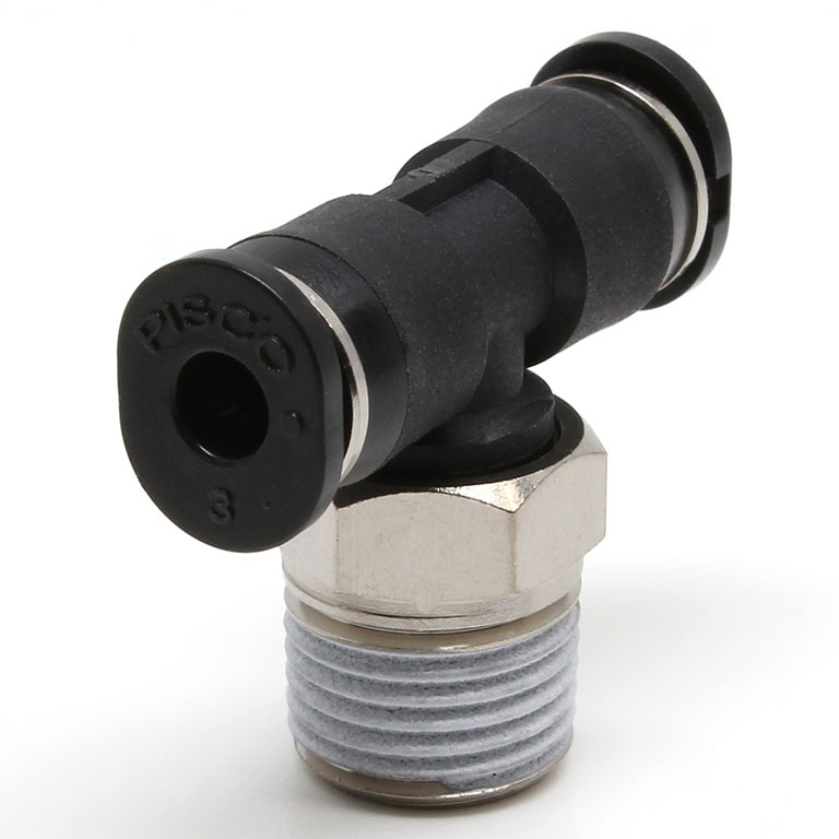 Đầu Nối Nhanh Khí Nén Dạng Chữ T Ren Ngoài Pisco PB6-02M