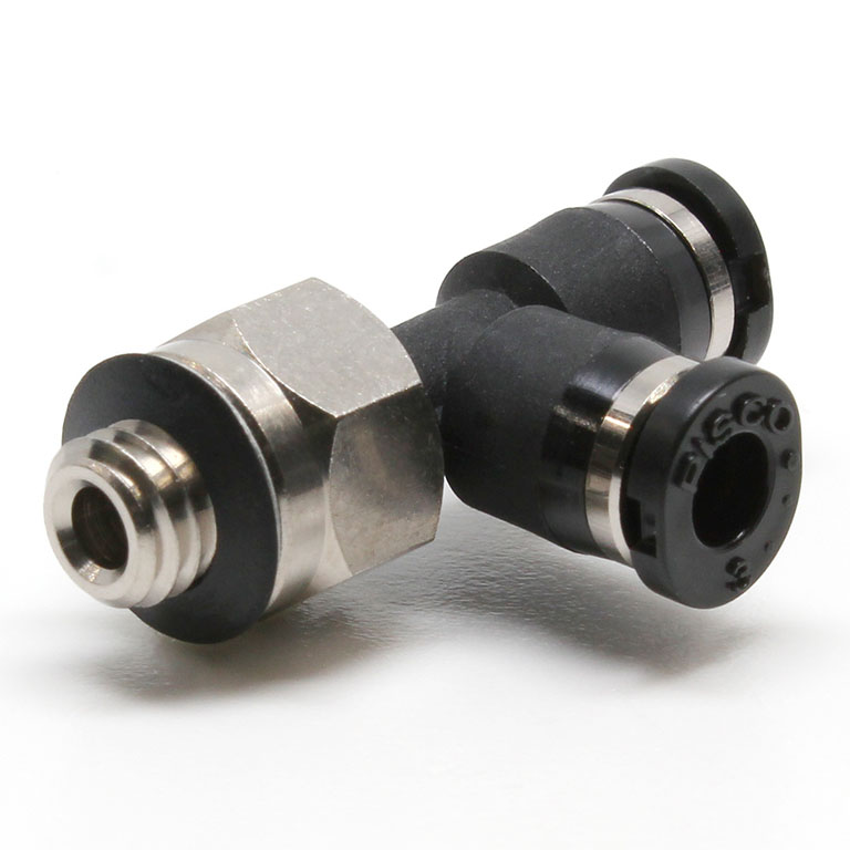 Đầu Nối Nhanh Khí Nén Dạng Chữ T Ren Ngoài Pisco PD3-M5M-C