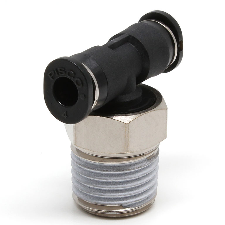 Đầu Nối Nhanh Khí Nén Dạng Chữ T Ren Ngoài Pisco PB4-02MW