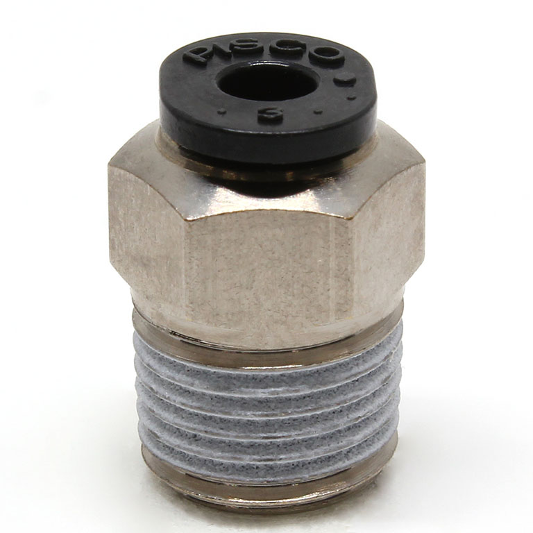 Đầu Nối Nhanh Khí Nén Dạng Thẳng Thân Lục Giác Ren Ngoài Pisco PC3-01MW