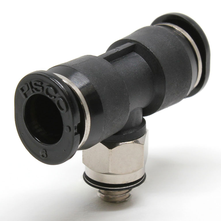 Đầu Nối Nhanh Khí Nén Dạng Chữ T Ren Ngoài Pisco PB6-M5MW