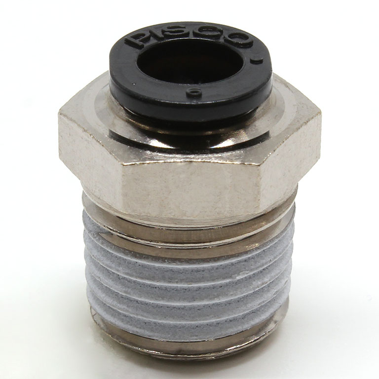 Đầu Nối Nhanh Khí Nén Dạng Thẳng Thân Lục Giác Ren Ngoài Pisco PC6-02M-C