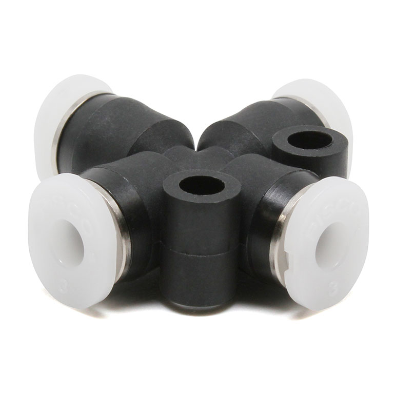 Đầu Nối Nhanh Khí Nén Ngã 4 Pisco PZA1/8MW