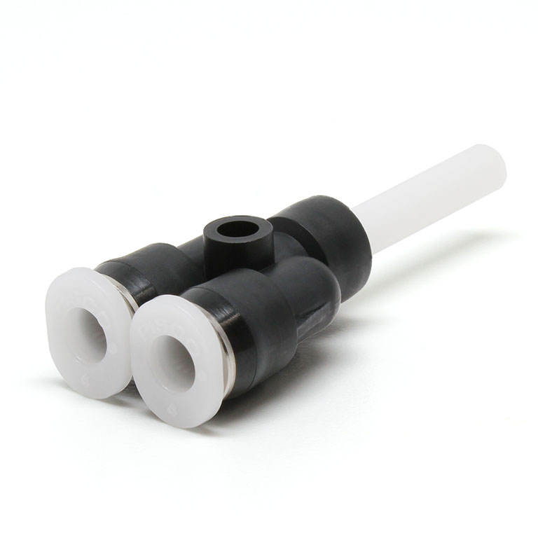 Đầu Nối Nhanh Khí Nén Giữa Ống Khí Và Fitting Dạng Chữ Y Pisco PYJ5/32M-C