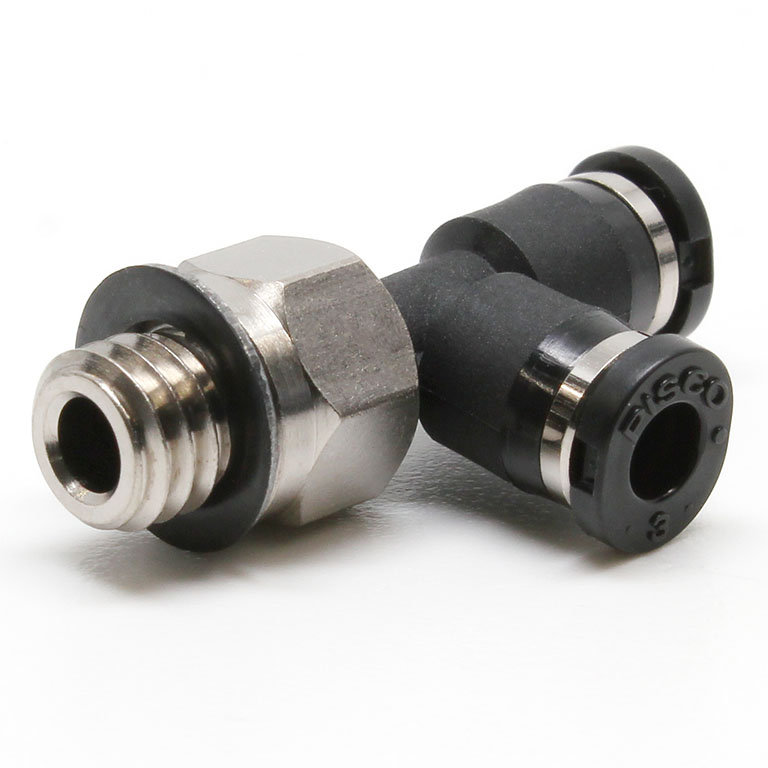 Đầu Nối Nhanh Khí Nén Dạng Chữ T Ren Ngoài Pisco PD3-M6M-C
