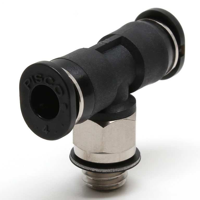 Đầu Nối Nhanh Khí Nén Dạng Chữ T Ren Ngoài Pisco PB4-M6M