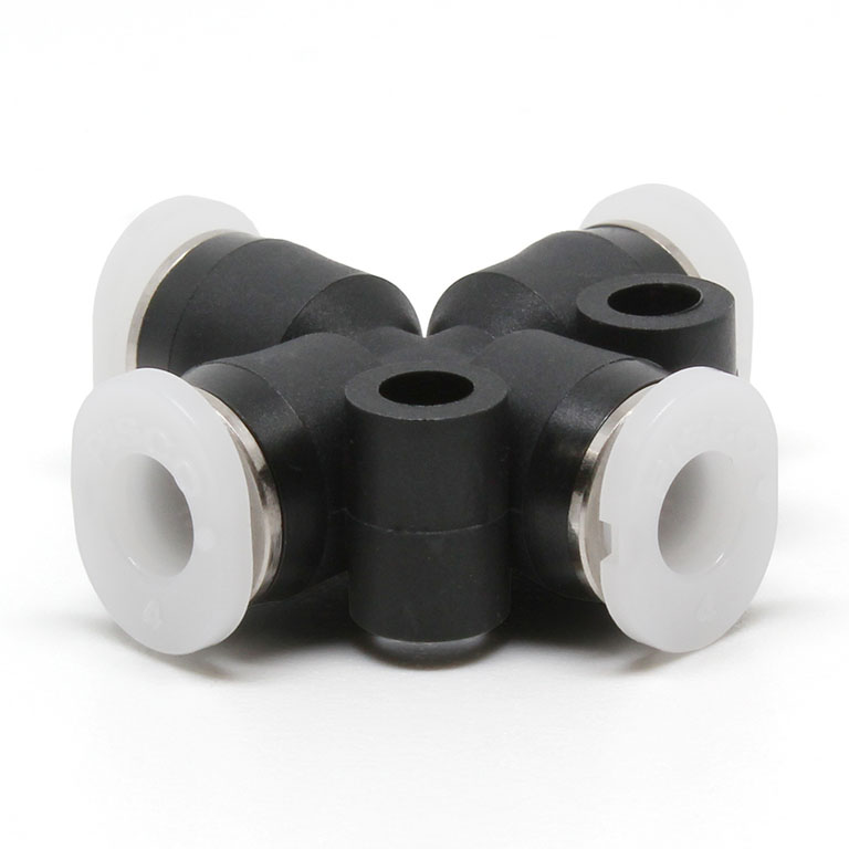 Đầu Nối Nhanh Khí Nén Ngã 4 Pisco PZA5/32M-C