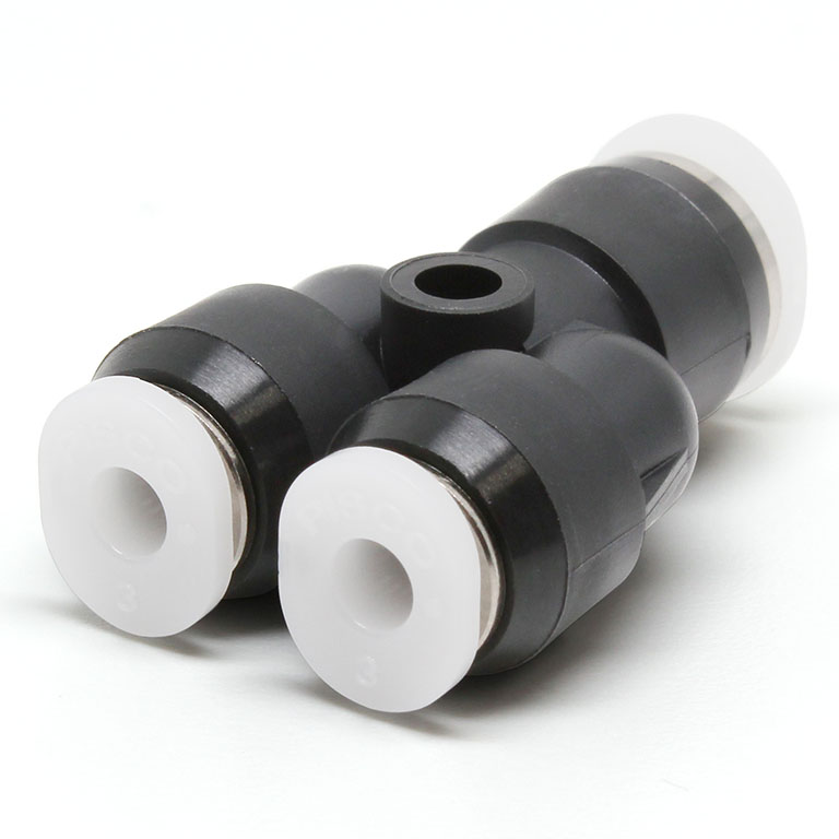 Đầu Nối Nhanh Khí Nén Chữ Y Dạng Nối Giảm Pisco PW1/4-1/8M-C