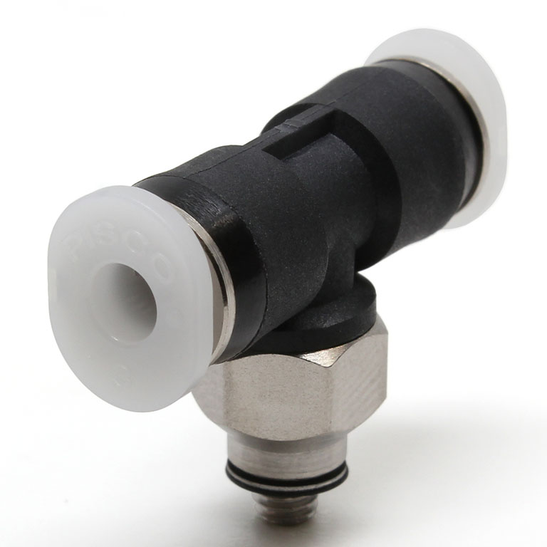Đầu Nối Nhanh Khí Nén Dạng Chữ T Ren Ngoài Pisco PB1/8-M3MW