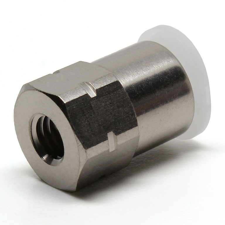 Đầu Nối Nhanh Khí Nén Dạng Thẳng Ren Trong Pisco PCF1/4-M5M-C