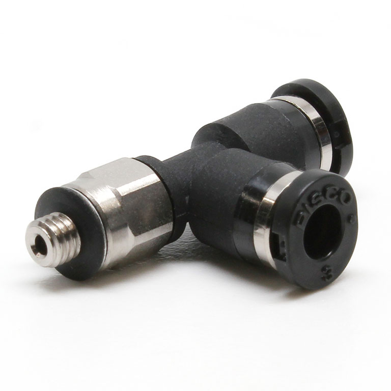 Đầu Nối Nhanh Khí Nén Dạng Chữ T Ren Ngoài Pisco PD3-M3M-C