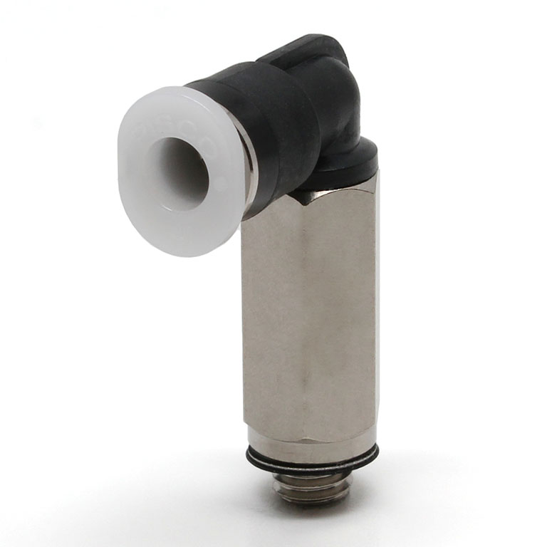 Đầu Nối Nhanh Khí Nén Dạng Cong 90° Ren Ngoài (Dài) Pisco PLL5/32-M5M