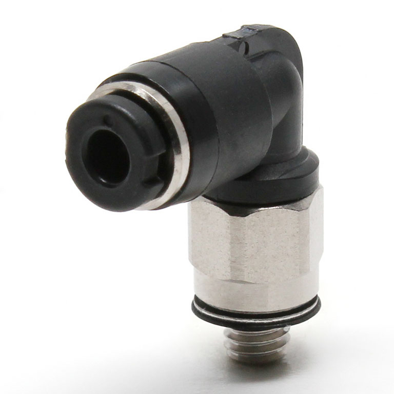 Đầu Nối Nhanh Khí Nén Dạng Cong 90° Ren Ngoài Pisco PL2-M3M