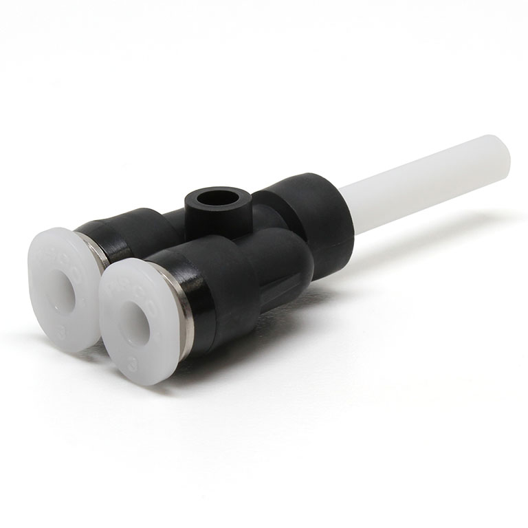 Đầu Nối Nhanh Khí Nén Giữa Ống Khí Và Fitting Dạng Nối Giảm Chữ Y Pisco PWJ5/32-1/8M