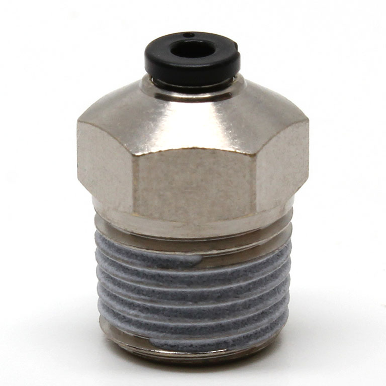 Đầu Nối Nhanh Khí Nén Dạng Thẳng Thân Lục Giác Ren Ngoài Pisco PC180-01M