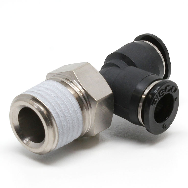 Đầu Nối Nhanh Khí Nén Dạng Chữ T Ren Ngoài Pisco PD6-02MW