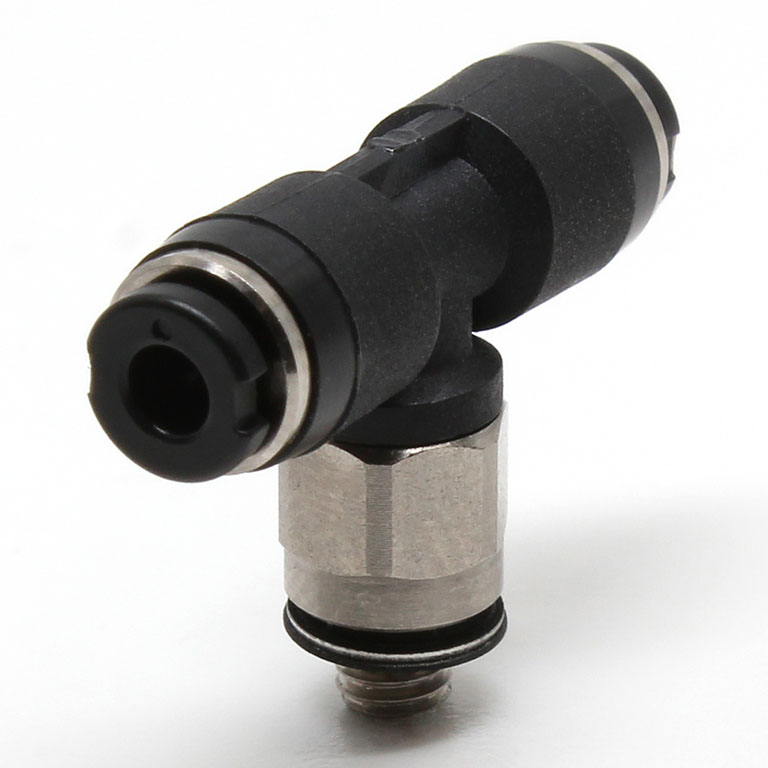 Đầu Nối Nhanh Khí Nén Dạng Chữ T Ren Ngoài Pisco PB2-M3M-C