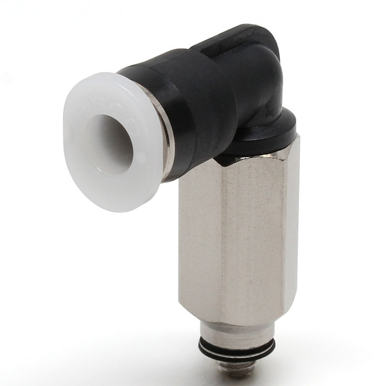 Đầu Nối Nhanh Khí Nén Dạng Cong 90° Ren Ngoài (Dài) Pisco PLL5/32-M3M