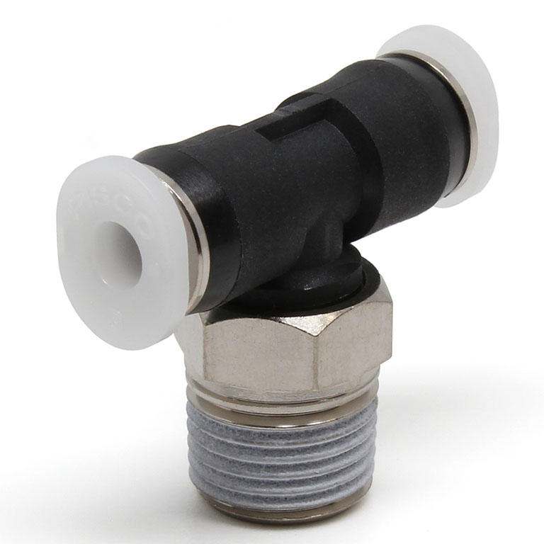 Đầu Nối Nhanh Khí Nén Dạng Chữ T Ren Ngoài Pisco PB1/8-01M