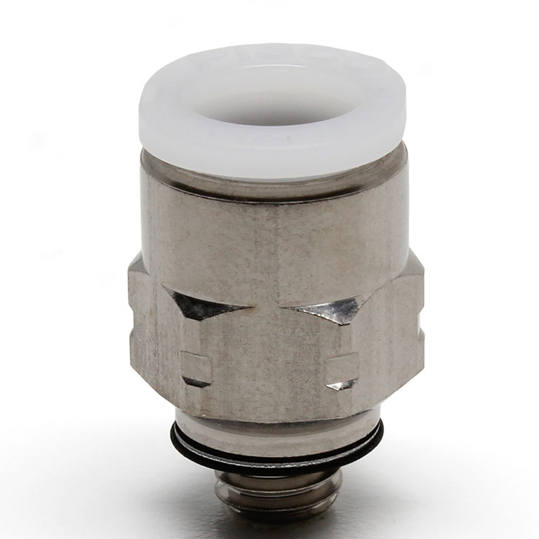 Đầu Nối Nhanh Khí Nén Dạng Thẳng Thân Lục Giác Ren Ngoài Pisco PC1/4-M5M-C