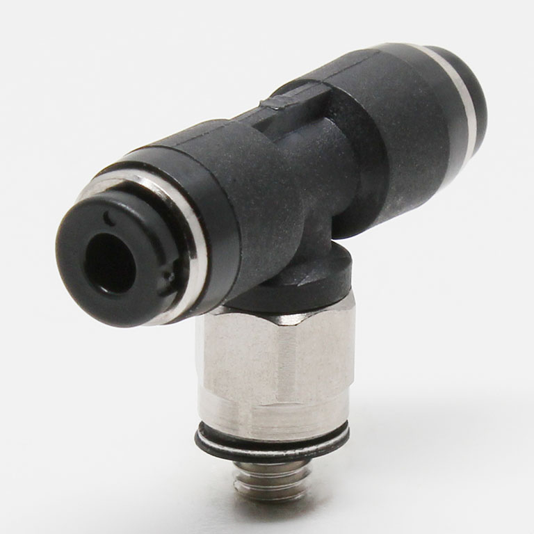Đầu Nối Nhanh Khí Nén Dạng Chữ T Ren Ngoài Pisco PB180-M3M