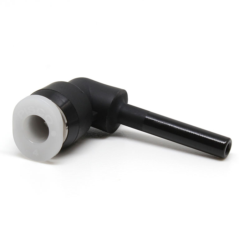 Đầu Nối Nhanh Khí Nén Giữa Ống Khí Và Fitting Dạng Nối Giảm Cong 90° Pisco PLGJ3/16-5/32M