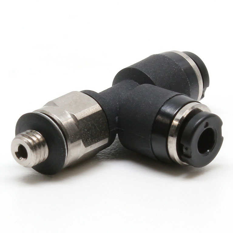 Đầu Nối Nhanh Khí Nén Dạng Chữ T Ren Ngoài Pisco PD2-M3M-C