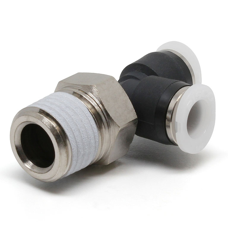 Đầu Nối Nhanh Khí Nén Dạng Chữ T Ren Ngoài Pisco PD1/4-02M-C