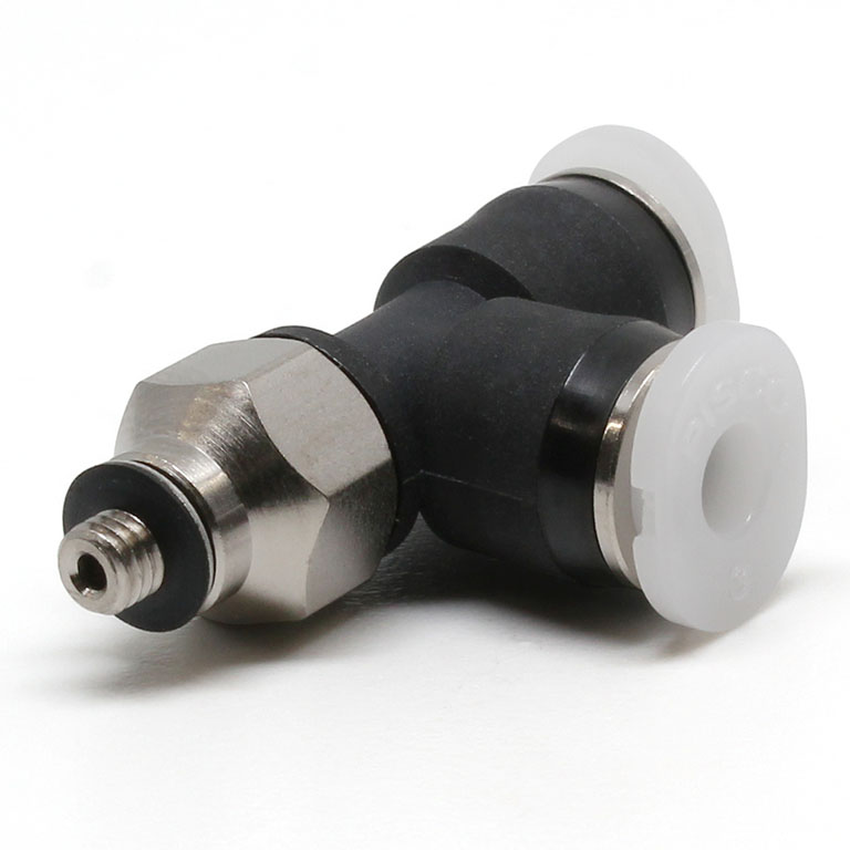Đầu Nối Nhanh Khí Nén Dạng Chữ T Ren Ngoài Pisco PD1/8-M3M