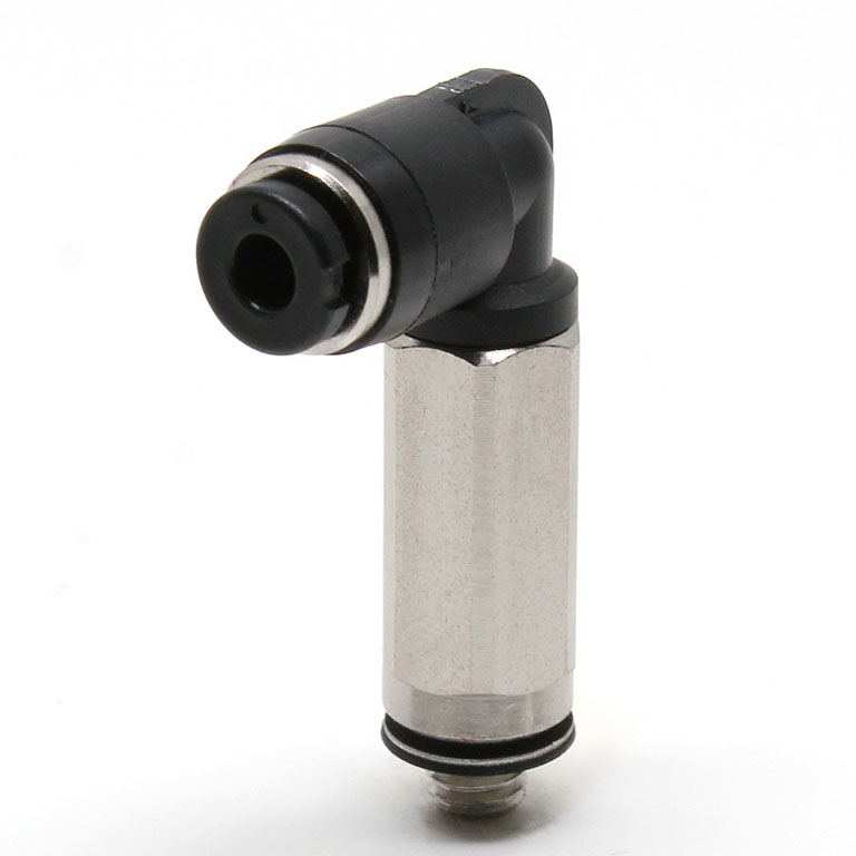 Đầu Nối Nhanh Khí Nén Dạng Cong 90° Ren Ngoài (Dài) Pisco PLL180-M3M