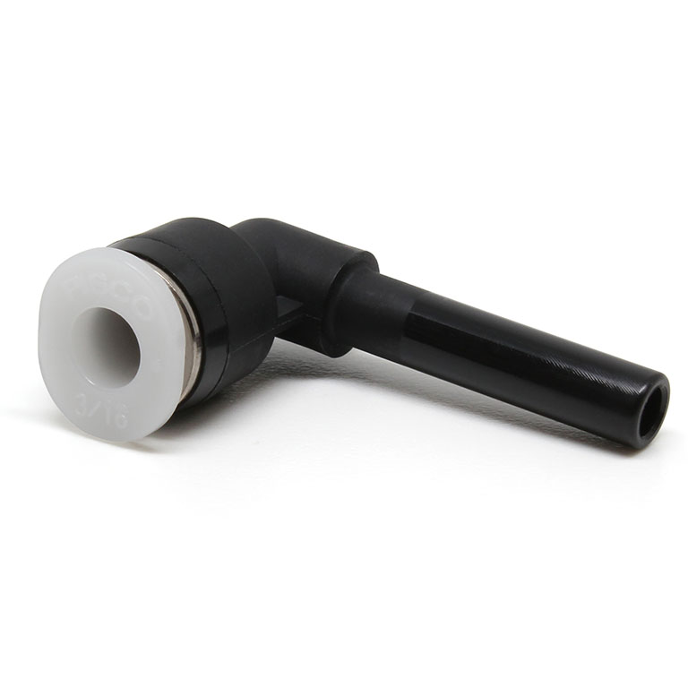Đầu Nối Nhanh Khí Nén Giữa Ống Khí Và Fitting Dạng Cong 90° Pisco PLJ3/16M