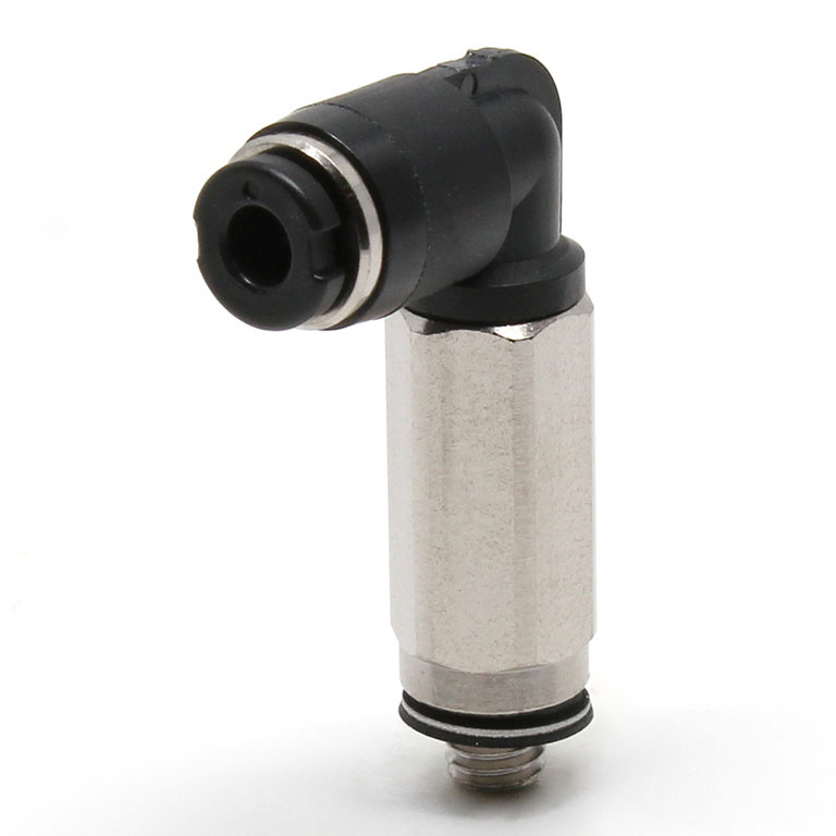 Đầu Nối Nhanh Khí Nén Dạng Cong 90° Ren Ngoài (Dài) Pisco PLL2-M3MW