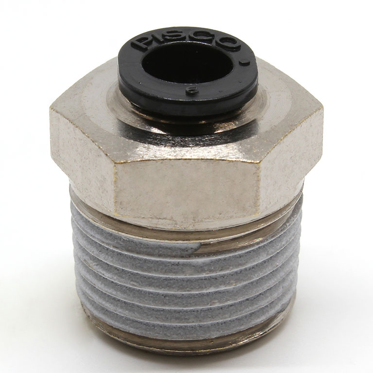 Đầu Nối Nhanh Khí Nén Dạng Thẳng Thân Lục Giác Ren Ngoài Pisco PC6-03M-C